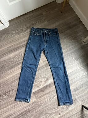 Calvin Klein Men's Blue Slim Straight Jeans 29x30